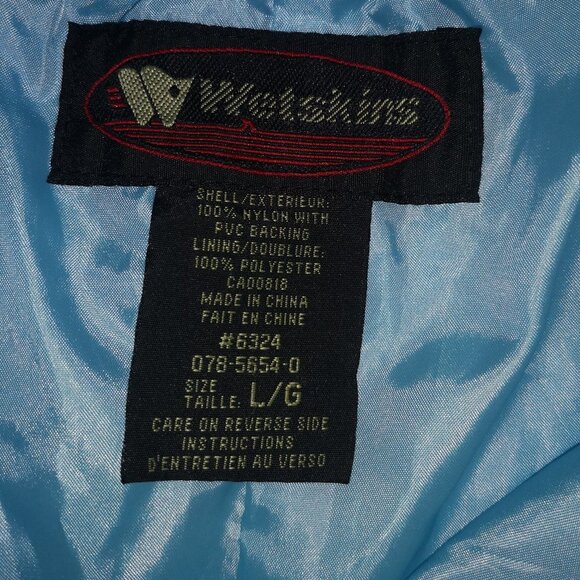 Wetskins Ladies Light Blue Rain Suit - Jacket & Pants - Picture 10 of 12